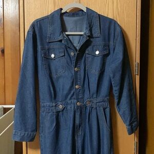 Cowboy jumpsuit, blue